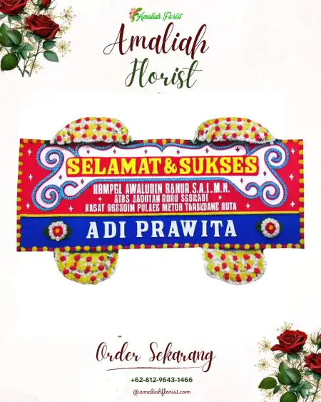 Papan Bunga Ucapan Selamat Curahlele